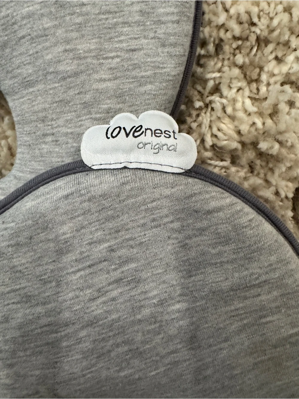 Gray Ergonomic Head Support Pillow - Home Accents Accent Pillow
